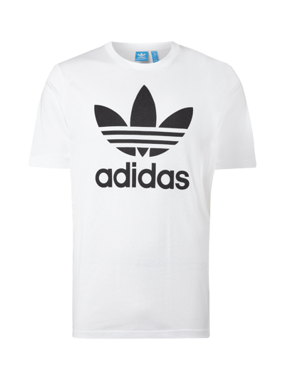 adidas Originals T-Shirt mit großem Logo-Print Weiss 1