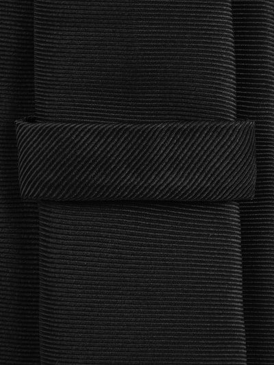 HUGO Krawat z czystego jedwabiu (6 cm) Czarny 2