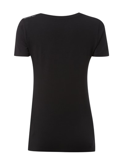 Calvin Klein Jeans T Shirt Mit Großem Logo Print Black Online Kaufen 9345