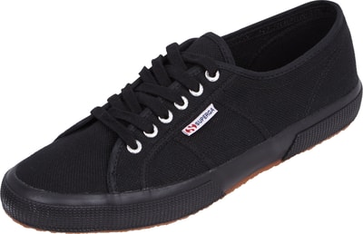 Superga Sneaker aus strukturiertem Canvas Black 4