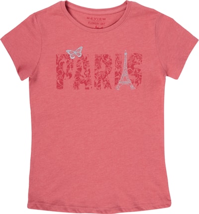 Review for Teens T-Shirt mit Paris-Print und Glitter-Effekt Pink Melange 3