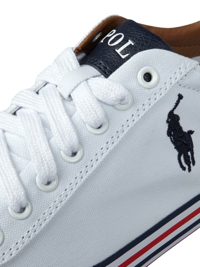 Polo Ralph Lauren Sneakers mit Logo-Stickerei Weiss 2