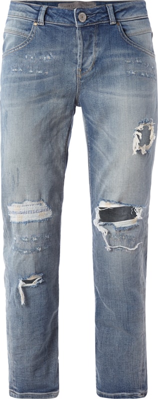 Guess Tapered Relaxed Fit Jeans im Destroyed Look Jeansblau 5