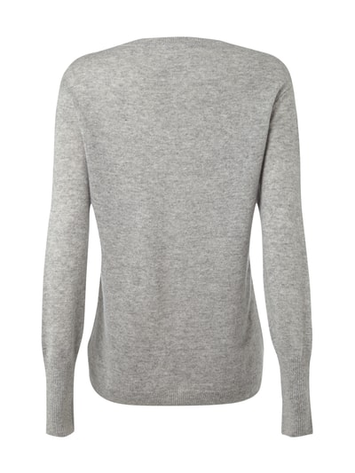 Jake*s Casual Pullover aus reinem Kaschmir Silber Melange 5