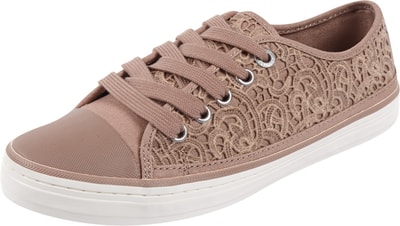 s.Oliver RED LABEL Sneaker mit Häkelspitze Rose 6