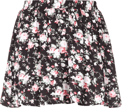 Review Rock mit All-Over-Blumenprint Black 6