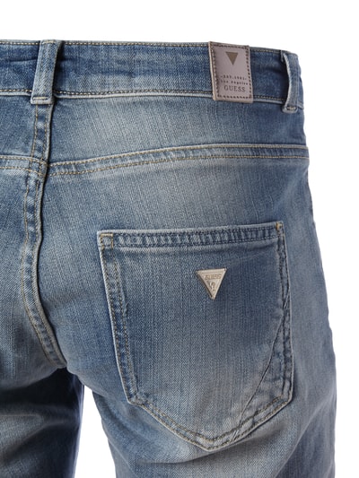 Guess Tapered Relaxed Fit Jeans im Destroyed Look Jeansblau 7