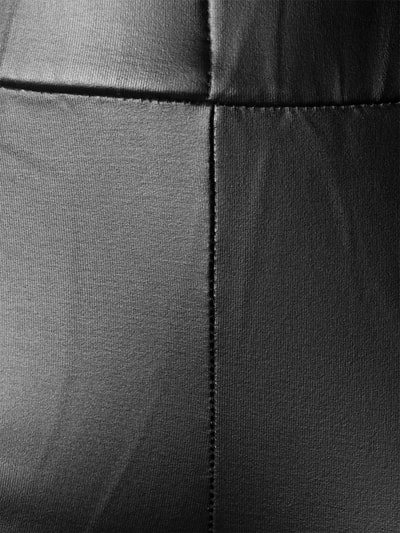 REVIEW Leggings in Leder-Optik Schwarz 4