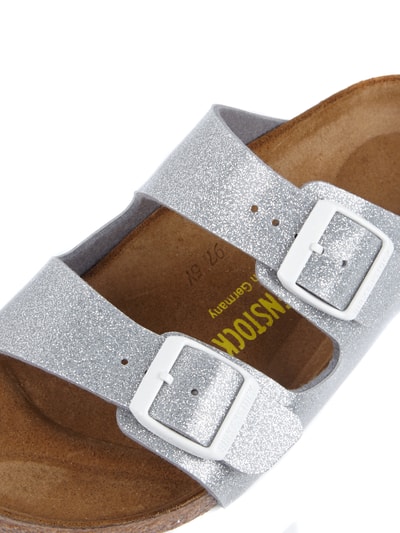 Birkenstock Sandalen mit Glitter Effekt silber online kaufen