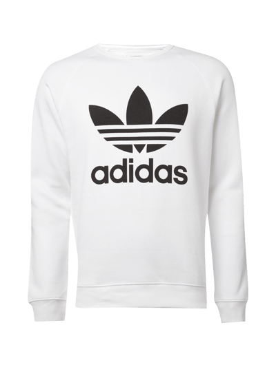 adidas Originals Sweatshirt mit großem Logo-Print Weiss 1