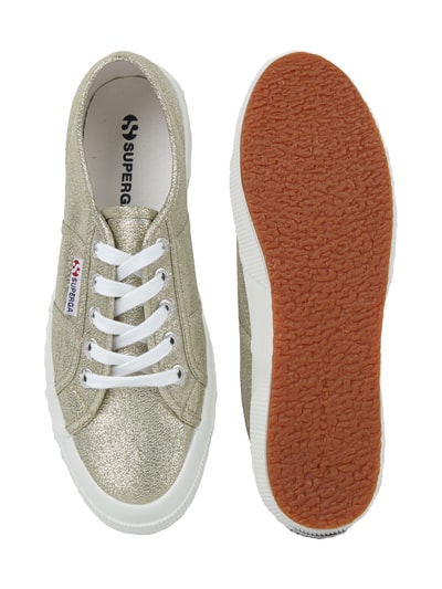 Superga Sneaker mit Glitterbesatz Messing 5