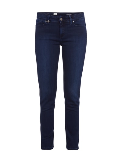 Tommy Hilfiger Slim Fit Jeans mit Rinsed Wash (dunkelblau melange 