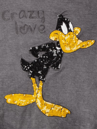Frogbox T-Shirt mit Daffy Duck-Print Anthrazit 2