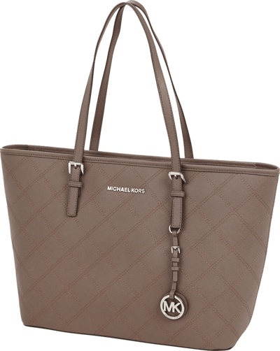 MICHAEL Michael Kors Shopper aus beschichtetem Saffiano Leder taupe online kaufen