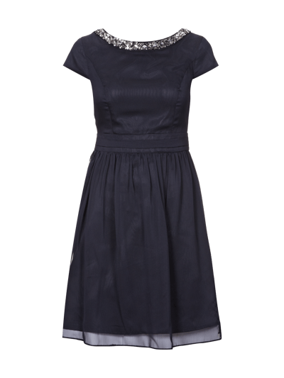 Marie Noir Cocktailkleid mit Paillettenbesatz Dunkelblau 2