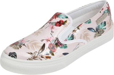 Guess Slip-On Sneakers mit glänzendem Blumenmuster Pink 5