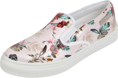 Guess Slip-On Sneakers mit glänzendem Blumenmuster Pink 6