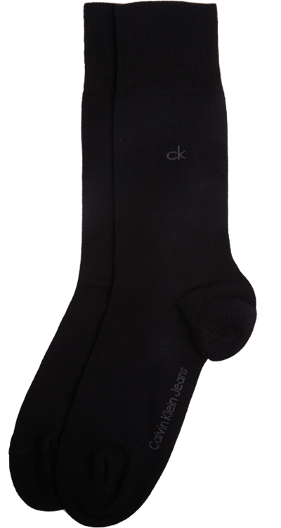 CK Calvin Klein Socken mit Logo-Stickerei im 2er-Pack Black 4