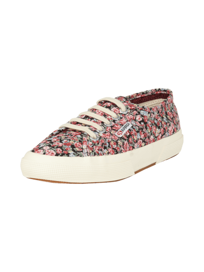 Superga Sneakers mit Blumenmuster Rot 1