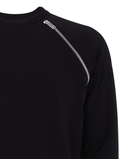 Diesel Sweatshirt mit Reißverschlüssen Black 2