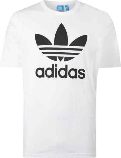 adidas Originals T-Shirt mit großem Logo-Print Weiss 5