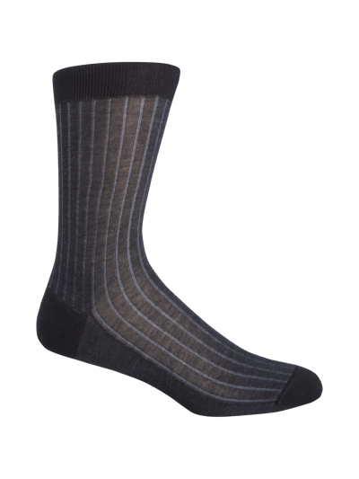 Falke Socken aus reiner Baumwolle Modell 'Shadow' Blau 1