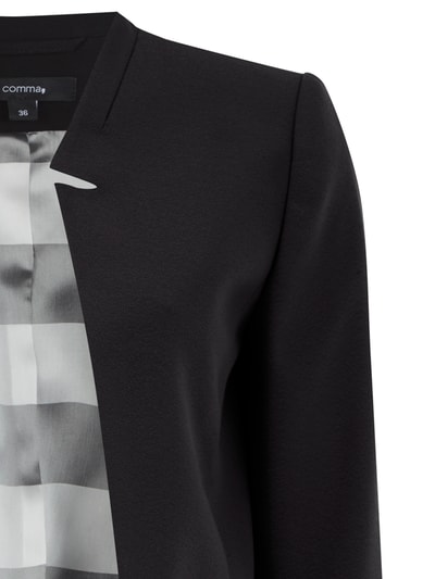 comma Blazer mit raffiniertem Reverskragen (black) online kaufen