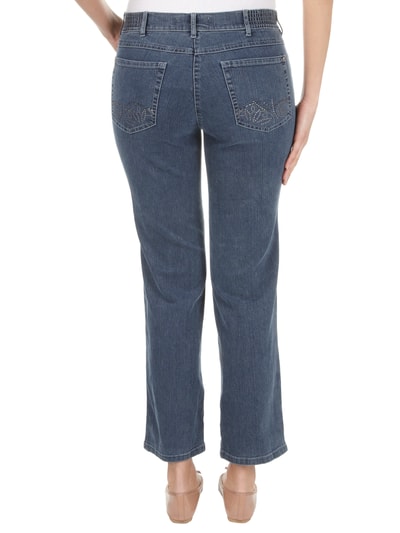 Zerres Comfort Fit Jeans mit Stretch-Anteil Modell 'Greta' Blau 4