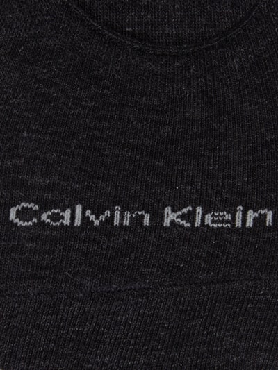 CK Calvin Klein Skarpetki stopki niskie w zestawie 2 szt. Grafitowy melanż 5