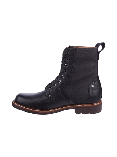 G-Star Raw Military Boots aus Leder und Textil Black 3