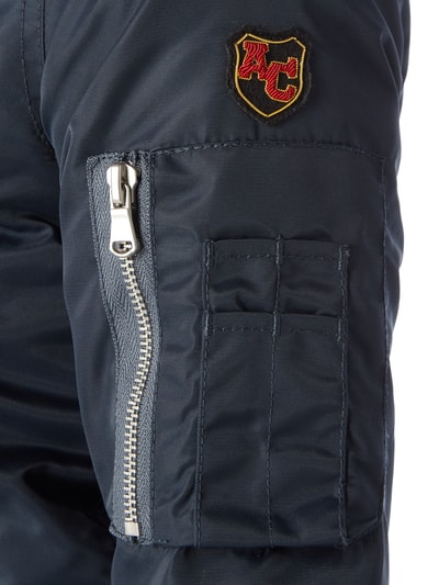 Schott Bomberjacke blau orders Casual-Look