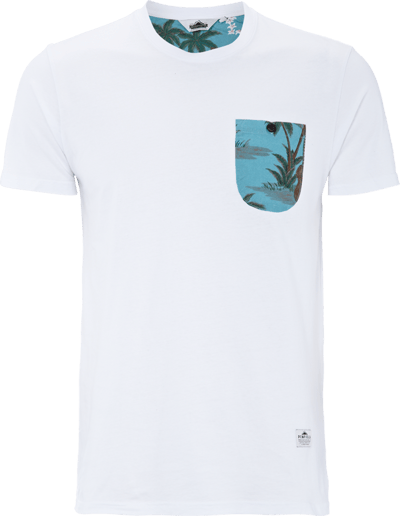 Penfield T-Shirt mit Kontrast-Brusttasche Weiss 6