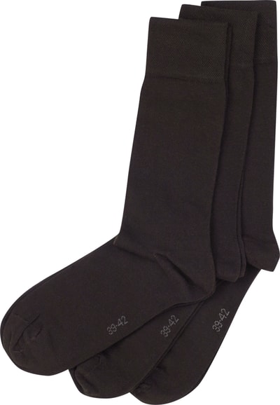 Montego Socken im 3er-Pack Dunkelbraun 4