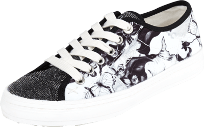 s.Oliver RED LABEL Sneaker mit florales Muster Black 4