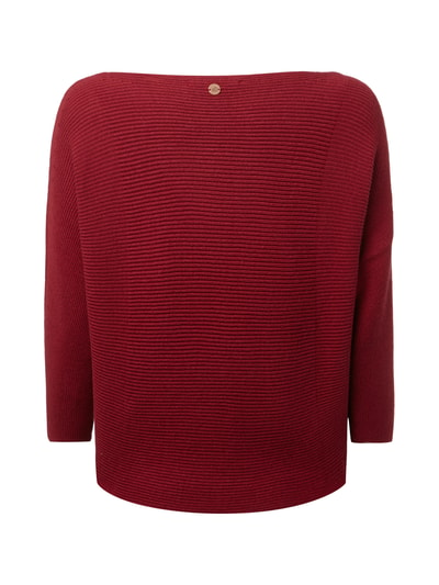 s.Oliver RED LABEL Strickpullover mit Dreiviertel-Ärmeln Kirsche 3