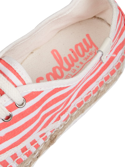 Coolway Plateau-Sneakers mit geflochtenem Besatz Rosa 2