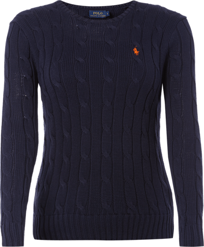 Polo Ralph Lauren Pullover aus reiner Baumwolle Marine 5