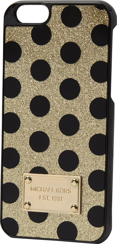 MICHAEL Michael Kors iPhone Case mit Polka Dots Metallic Black 4