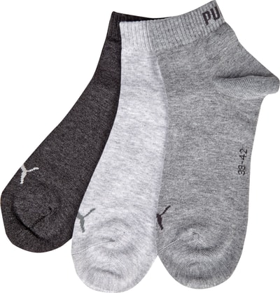 Puma Socken mit Label-Details im 3er-Pack Anthrazit 3