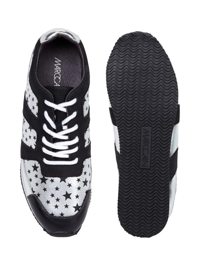 Marc Cain Sneaker mit Sternen-Print Silber 6