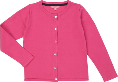 Review for Kids Cardigan mit schimmernden Herz-Knöpfen Pink 3