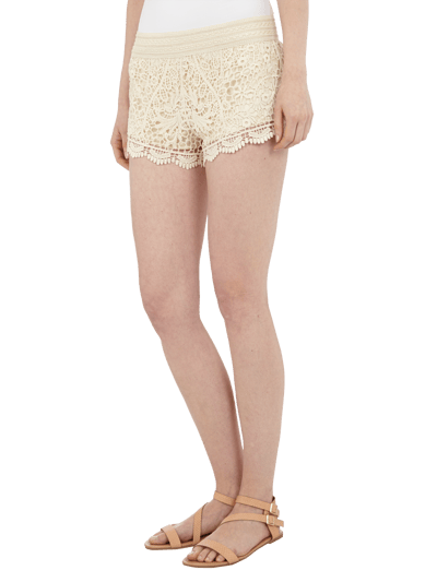 Review Shorts aus Häkelspitze Offwhite 3