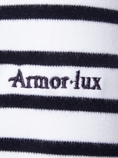 ARMOR LUX Sweatshirt aus Baumwolle mit Streifen-Dessin Weiss 5