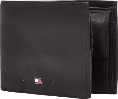 Tommy Hilfiger Geldbörse aus Leder Black 4