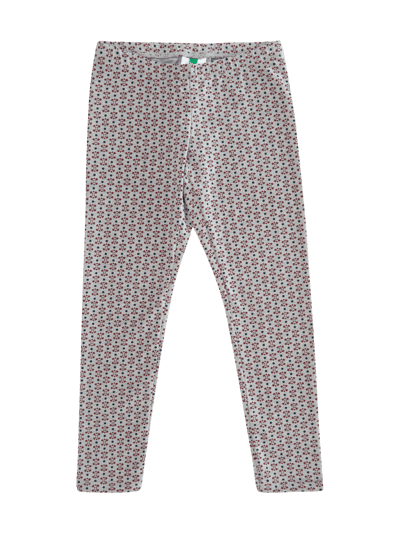 United Colors of Benetton Leggings mit Allover-Muster Hellgrau Melange 1