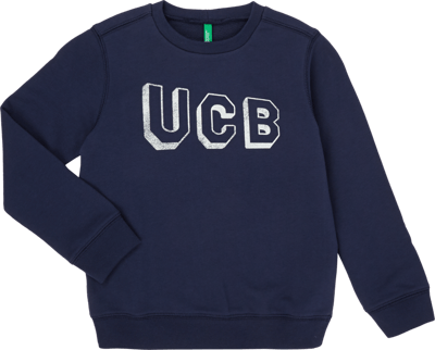 United Colors of Benetton Sweatshirt aus Baumwolle mit Print Marine 3
