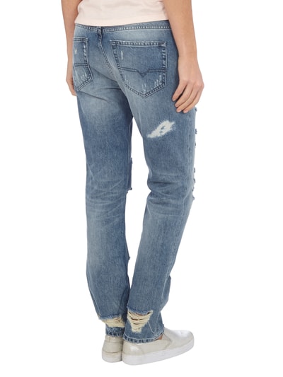 Diesel Slim-Straight Fit Jeans im Destroyed Look Jeansblau 4