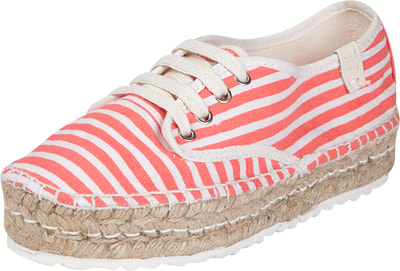 Coolway Plateau-Sneakers mit geflochtenem Besatz Rosa 4