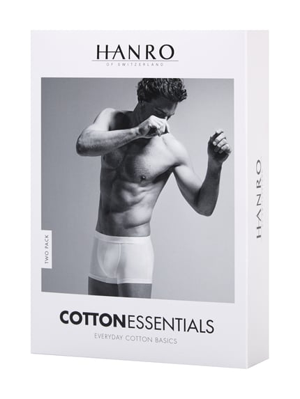 HANRO Trunks mit Label-Detail im 2er-Pack Black 4