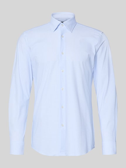 BOSS Slim Fit Businesshemd aus Super-Stretch-Jersey Modell 'P-HANK' Hellblau 2